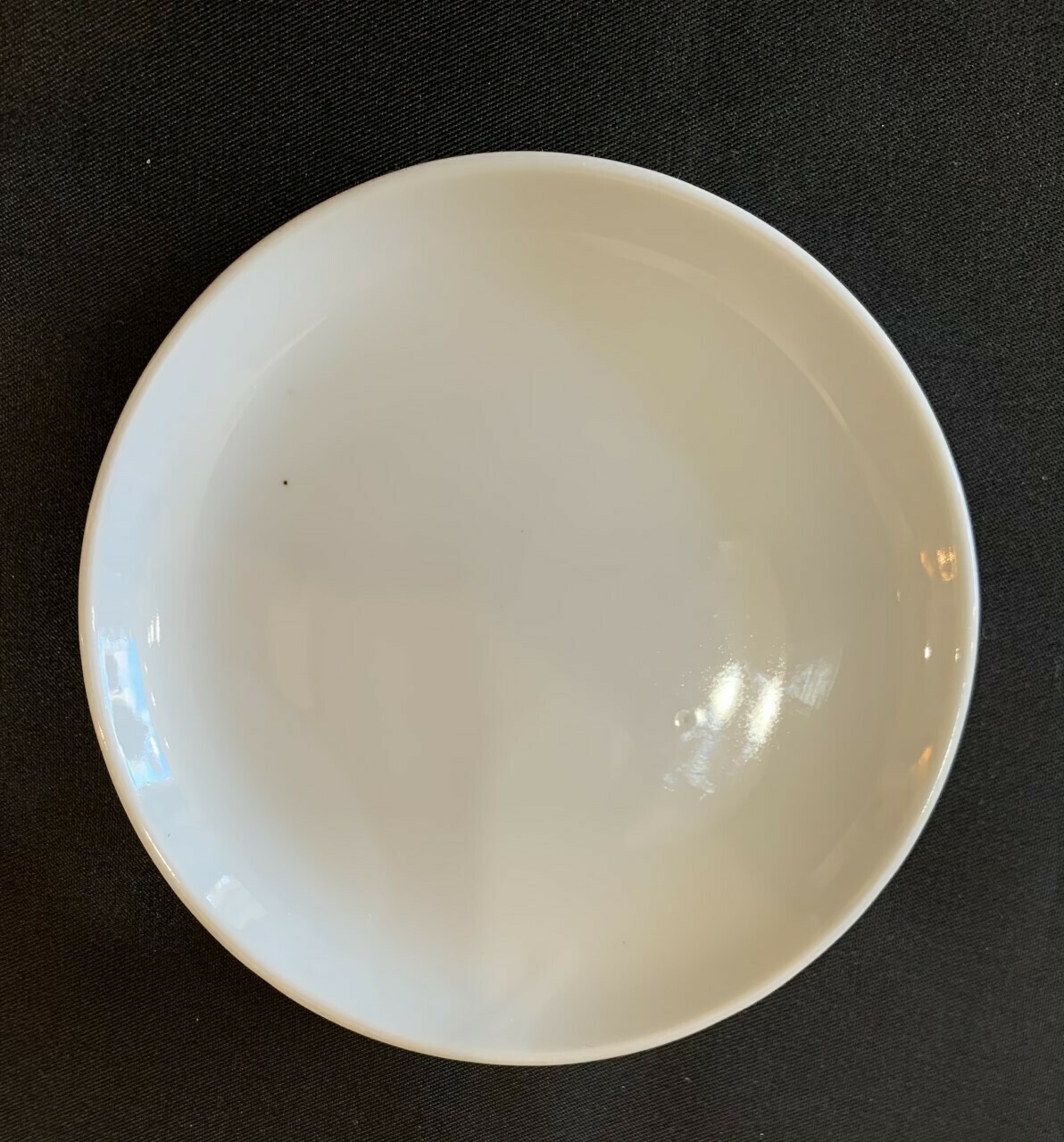 White Butter Pat Plate 3 1/2"