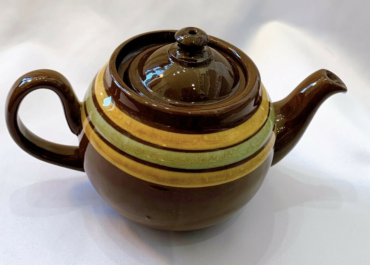 Vintage Brown Pottery Teapot Made in England