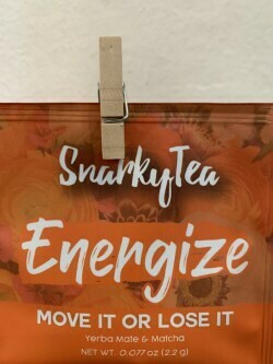 ENERGIZE Move it or Lose it  Yerba Mate & Matcha Tea