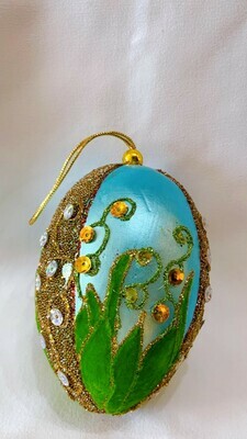 Handcrafted Decorative Egg Ornament