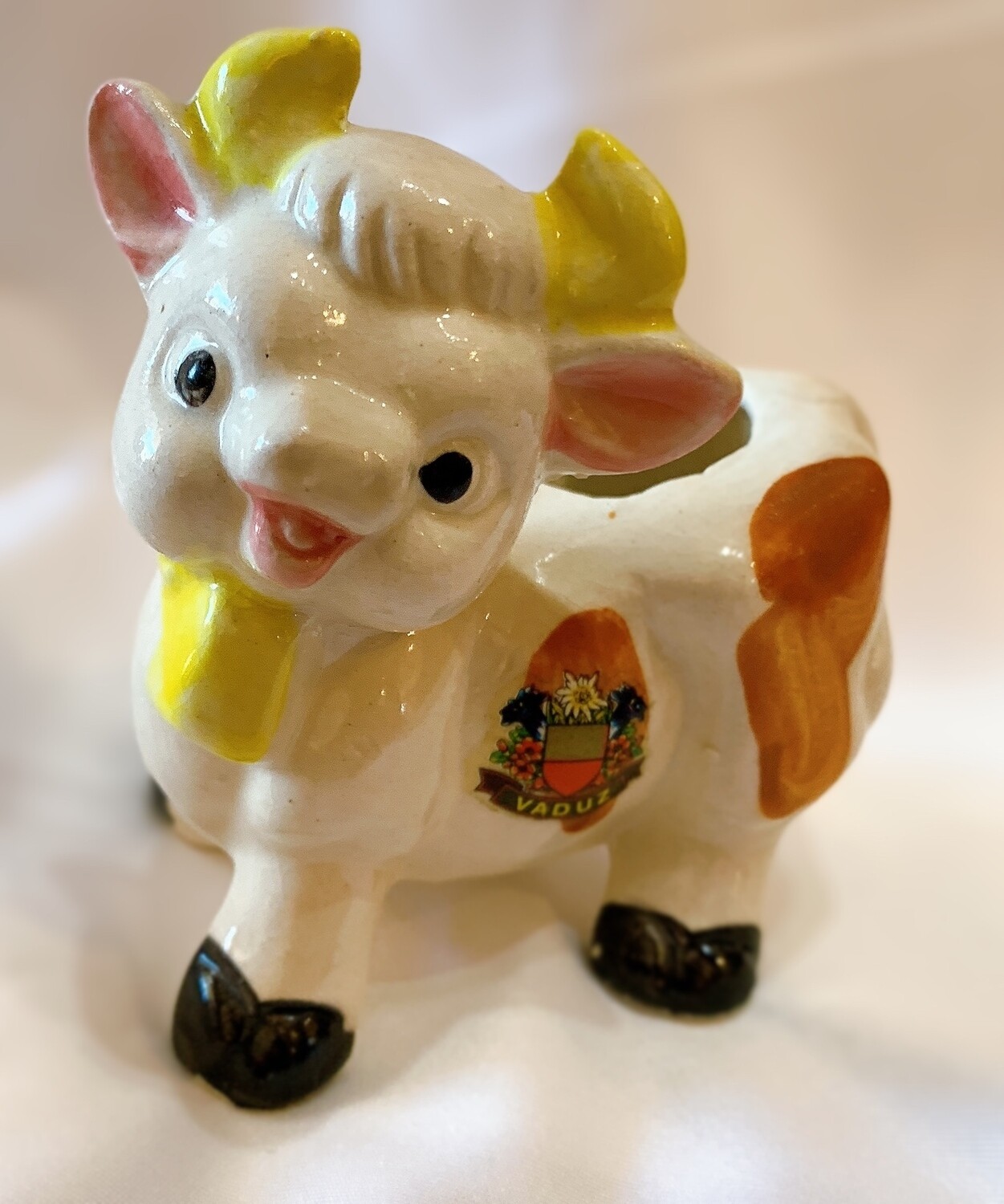 Vintage Ceramic Cow Creamer Made in Japan 
