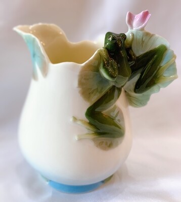 Franz Porcelain Frog Milk Jug