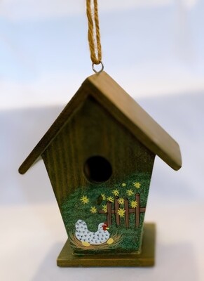 Classic Handmade Hanging Birdhouse 