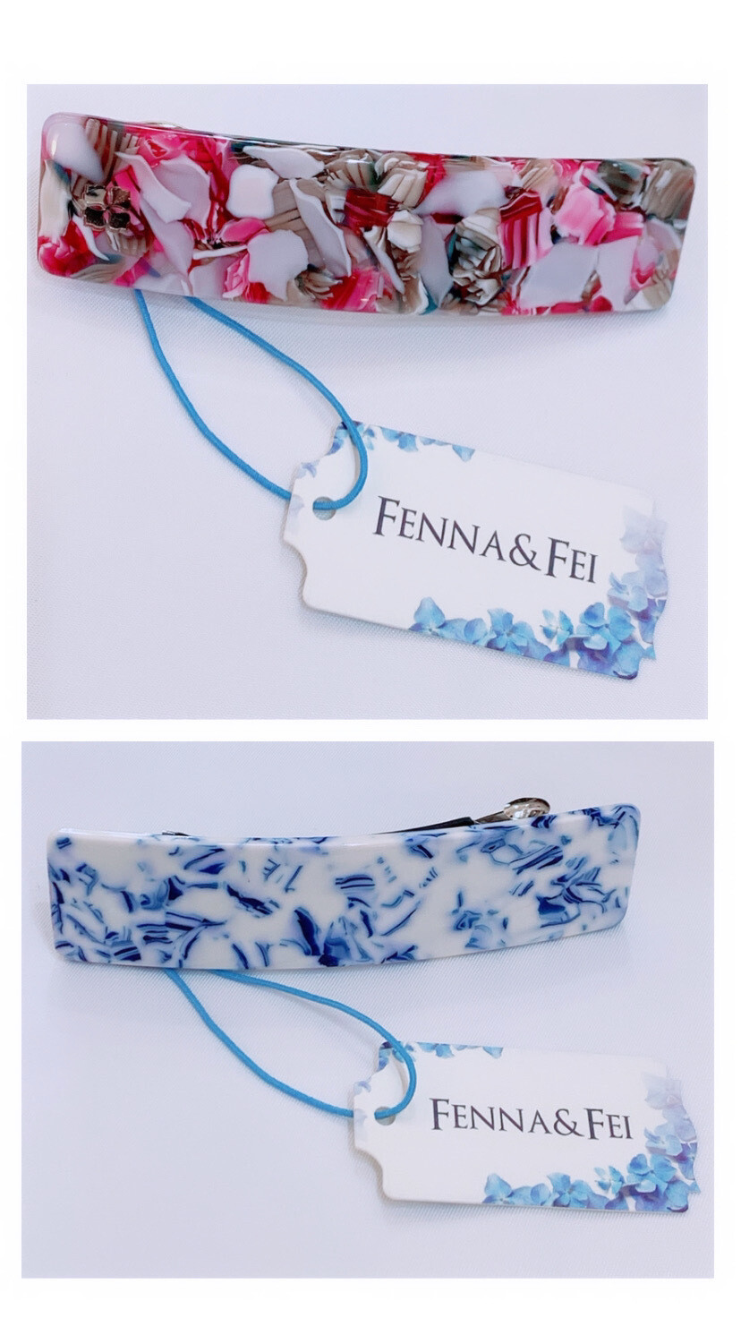 French Barrette Rectangle/Oval Non Slip Hair Clip