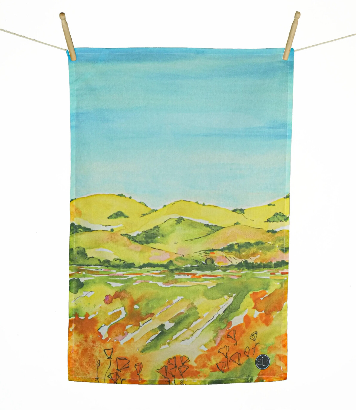 California Hills Kitchen Towel 20“ x 30“