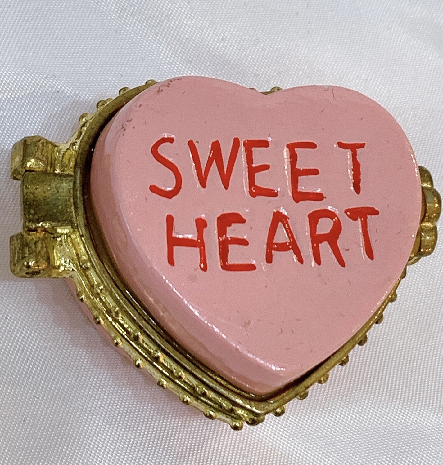Sweet Heart Trinket Box 2”wide