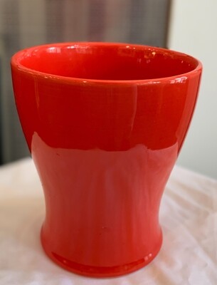 Red Ceramic Planter 5”x 5.5”