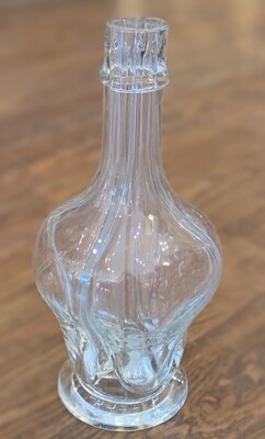 Vintage Fait Main France 4-Chamber Liquor Decanter 11" x 5 1/2"