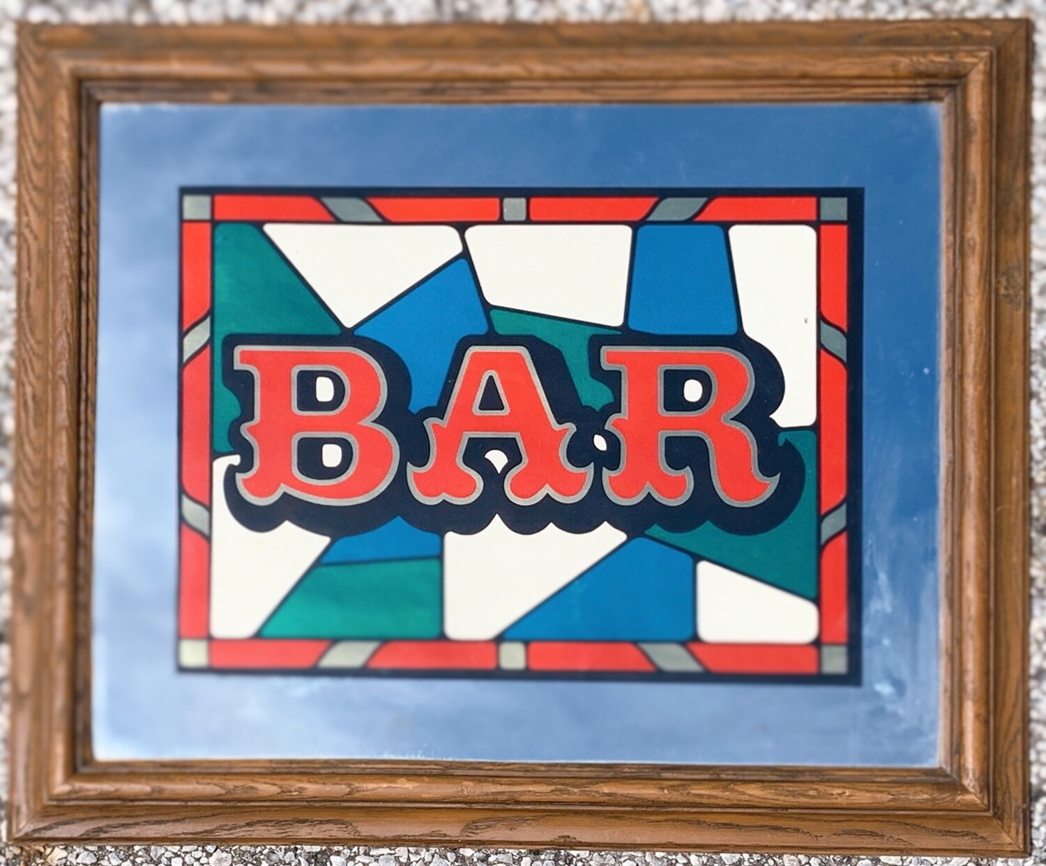 Vintage Marsel Bar Mirror Style BM 104 (19”x 23.5”)