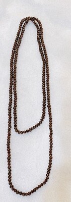 Wrap Necklace shiny Brown 