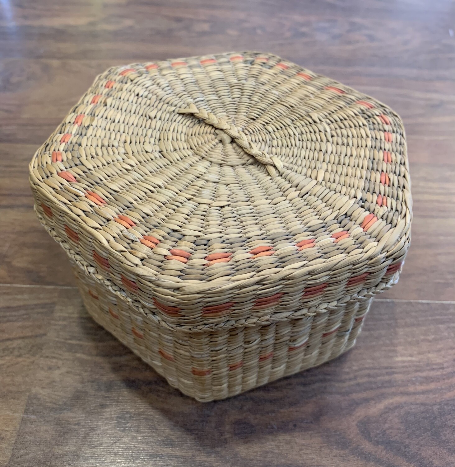6” Hexagonal Woven Basket