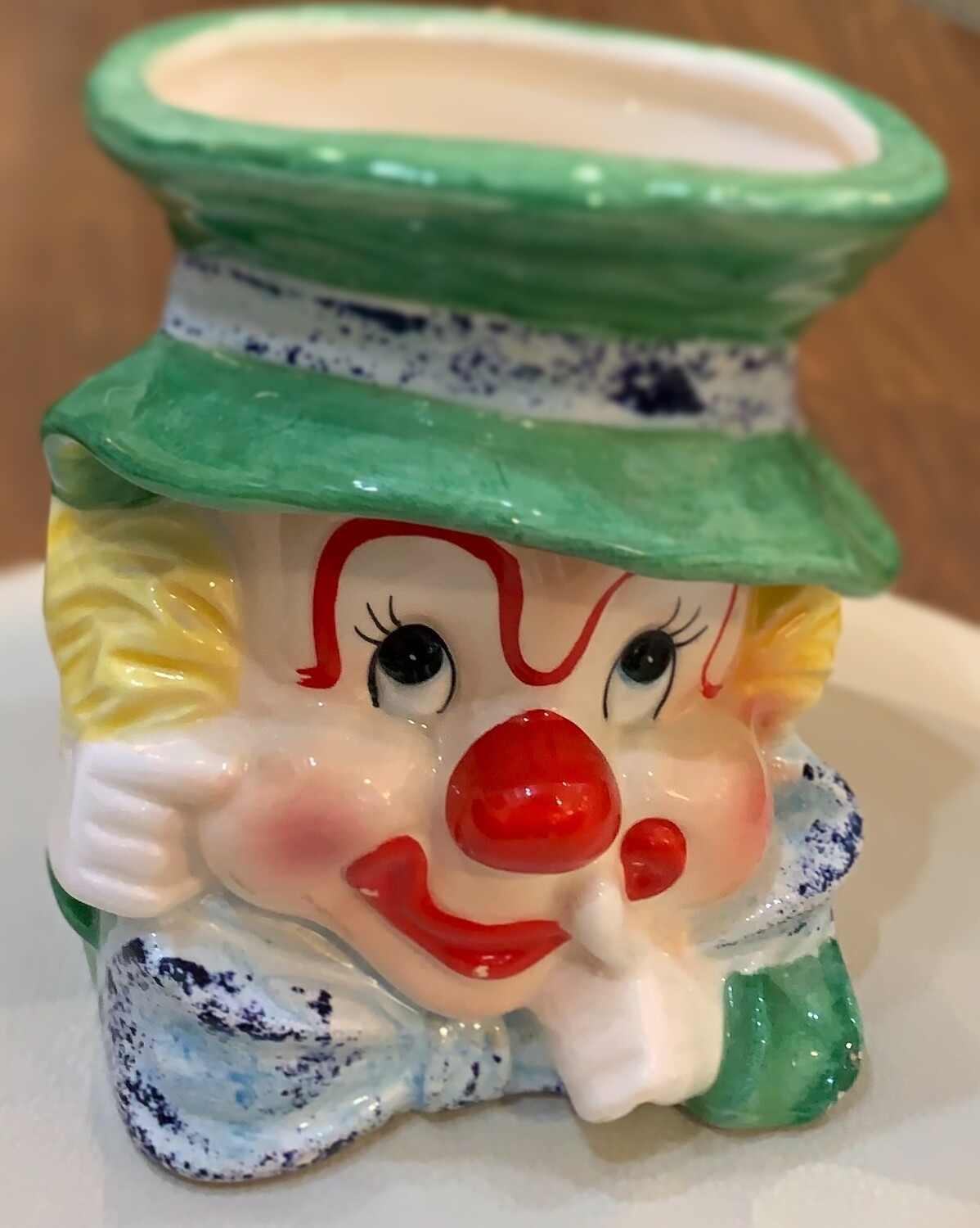 Vintage Napcoware Napco Clown Head 6” Vase