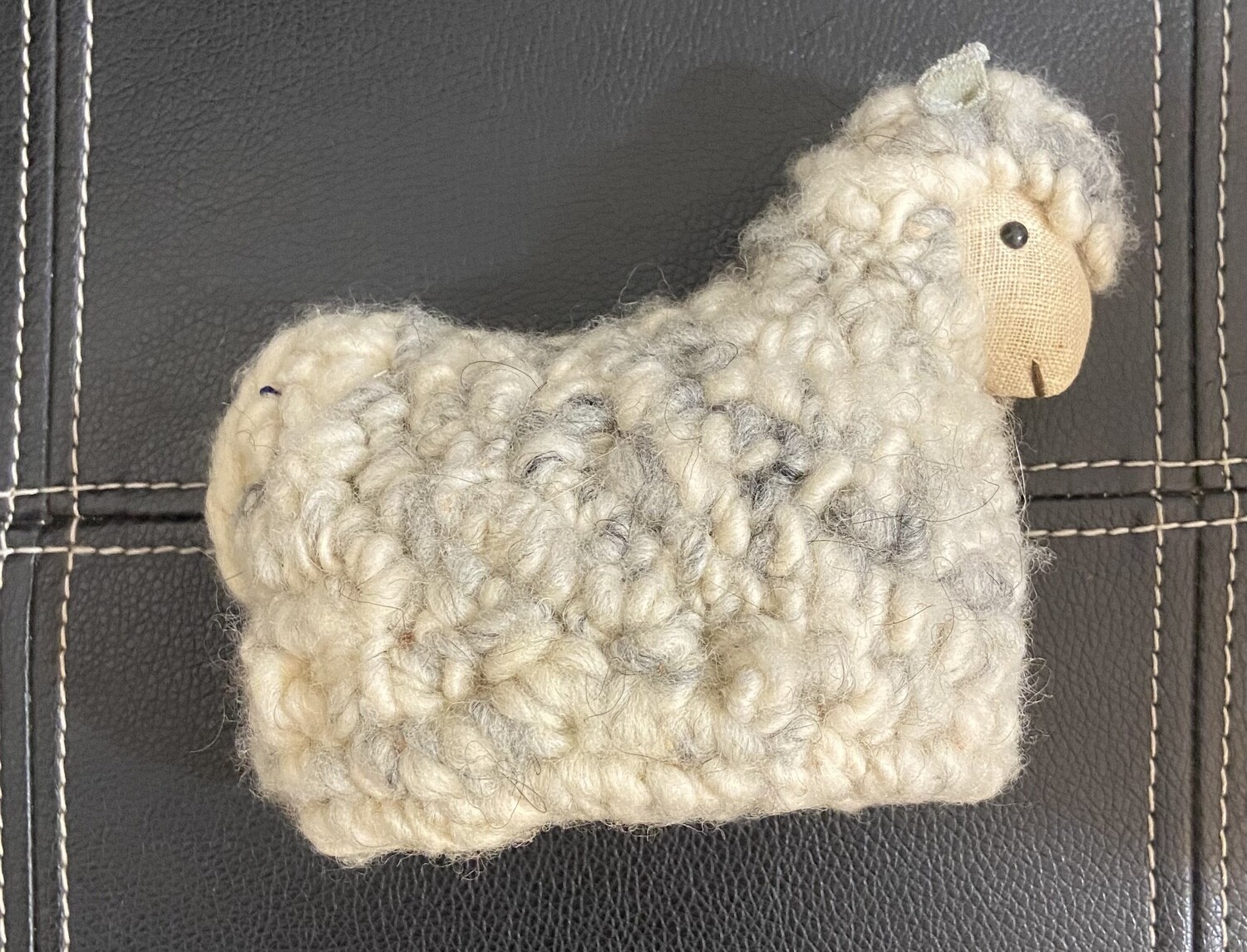 Wool Sheep Doll 6”