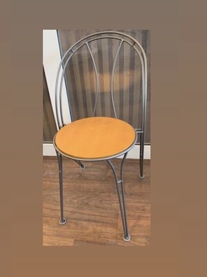 Ikea Chairs  metal and wood - set of 2