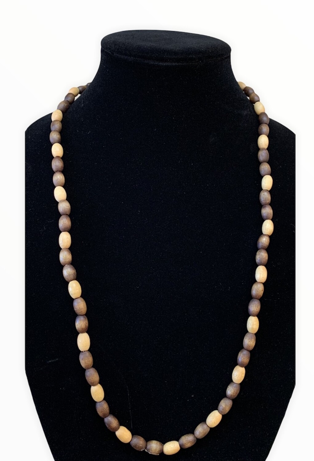 Nature Dark Brown and Light Brown  wooden Beads