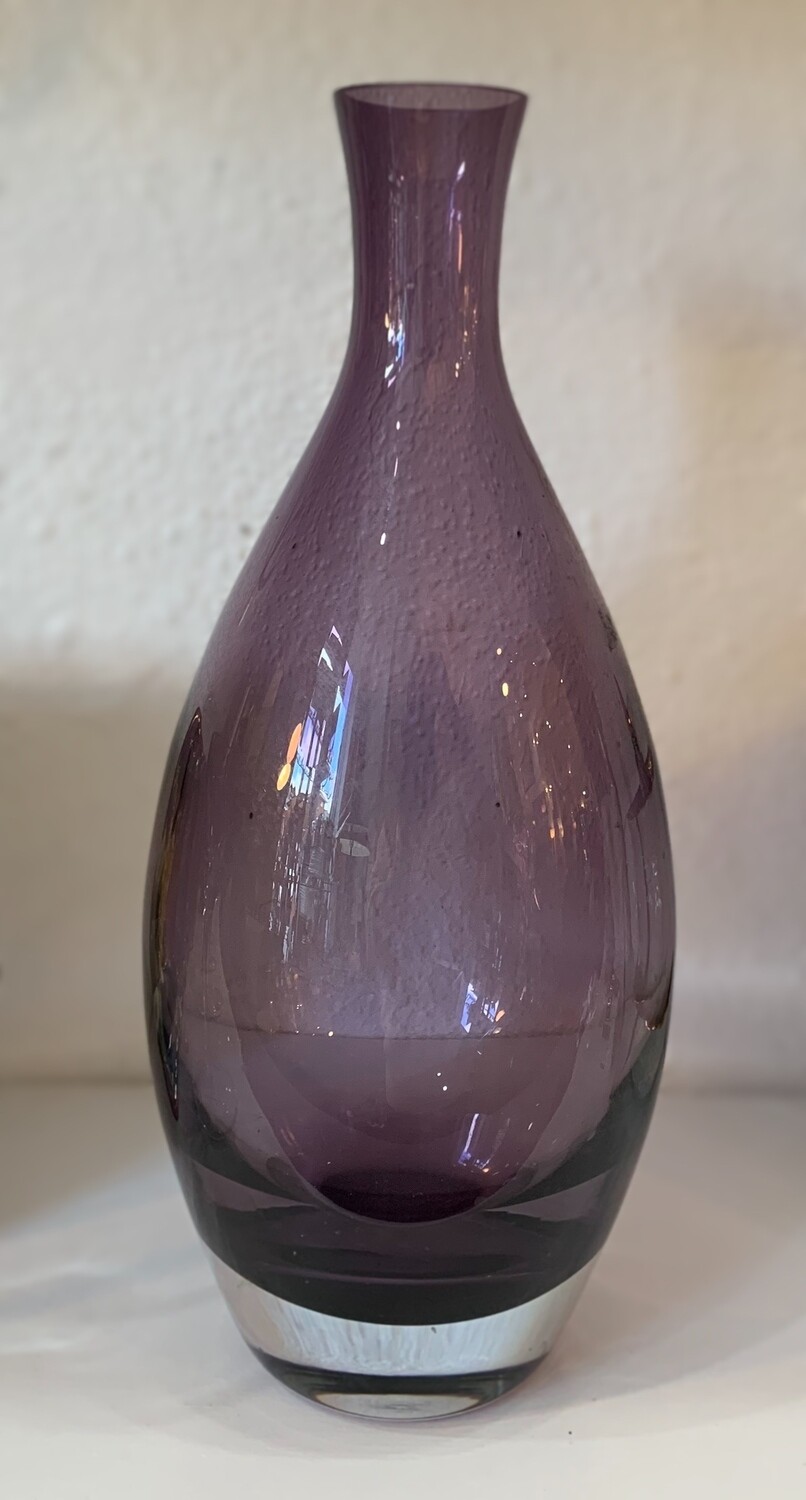 Amethyst Glass Vase 13”