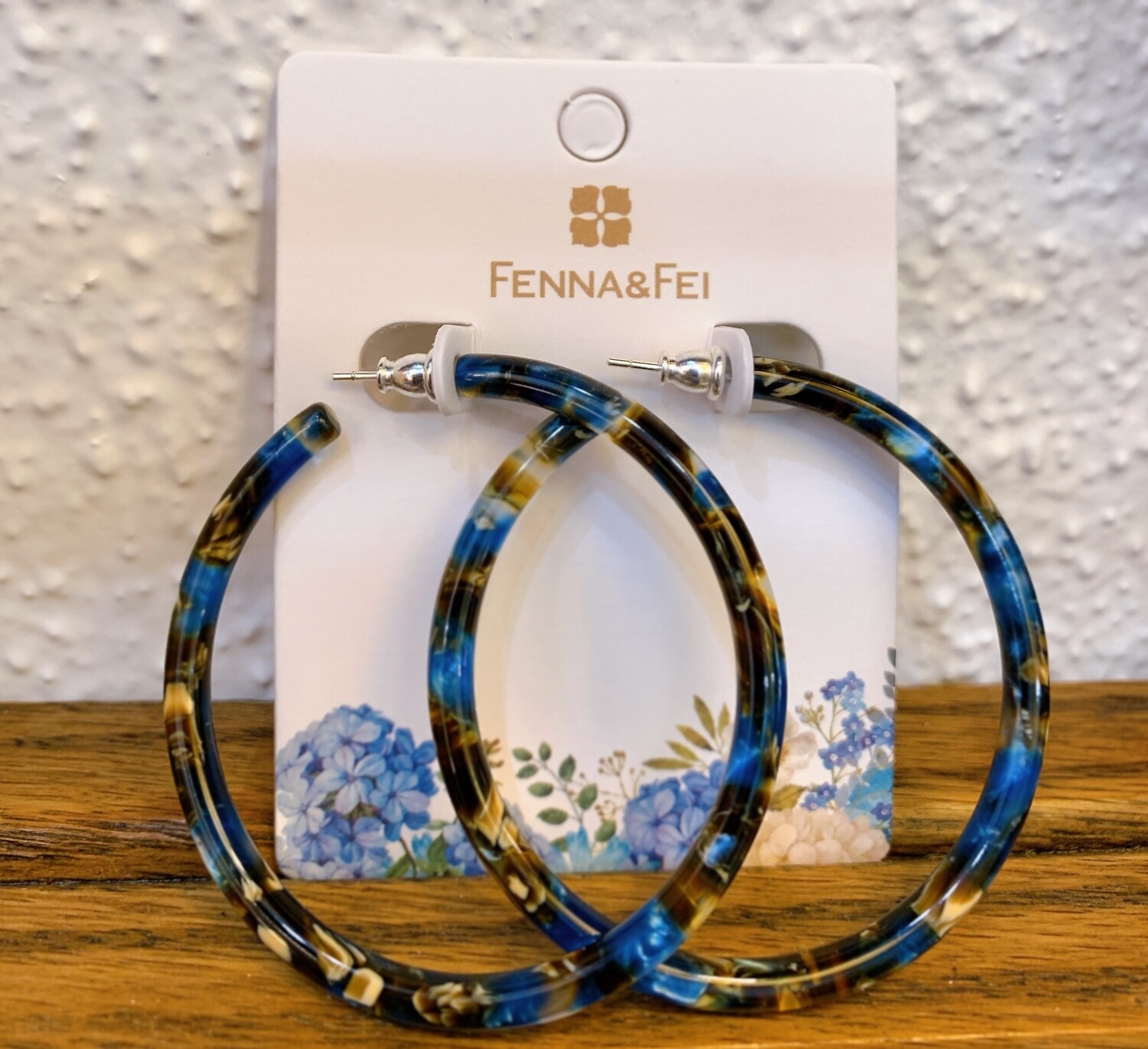 Hoop Earrings, Colors: 55mm Driftwood
