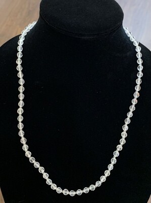 Small Clear Bead Necklace