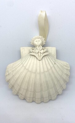 Margaret Furlong Porcelain Seashell Angel