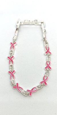 Breast Cancer Crusade Bracelet 9”