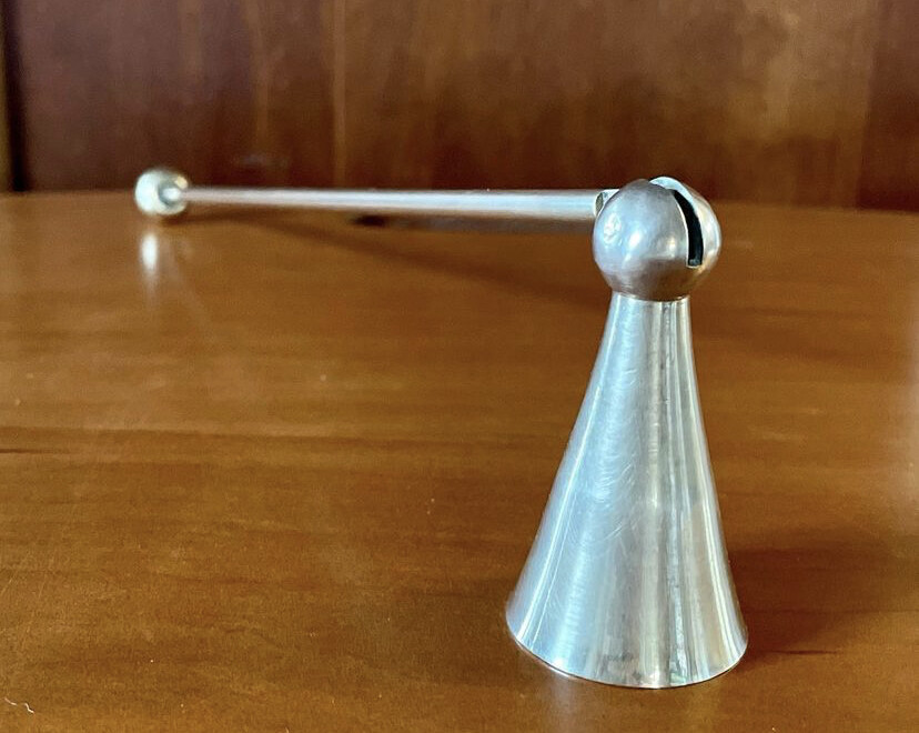Vintage Brass Candleholders and Accessories , Brass Candles: Candle Snuffer