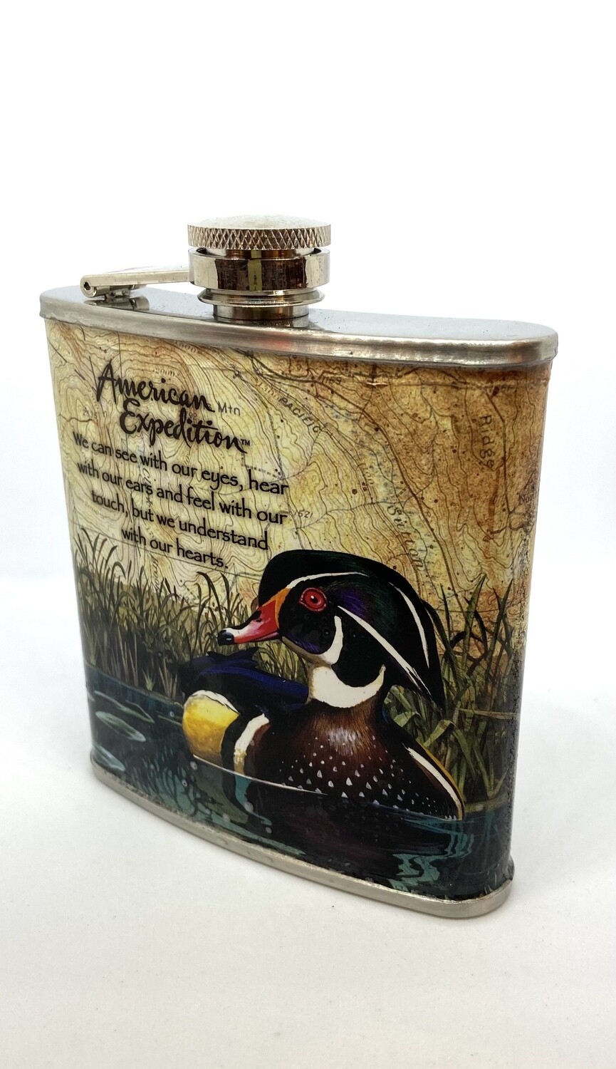 American Expressions Metal Hip Flask