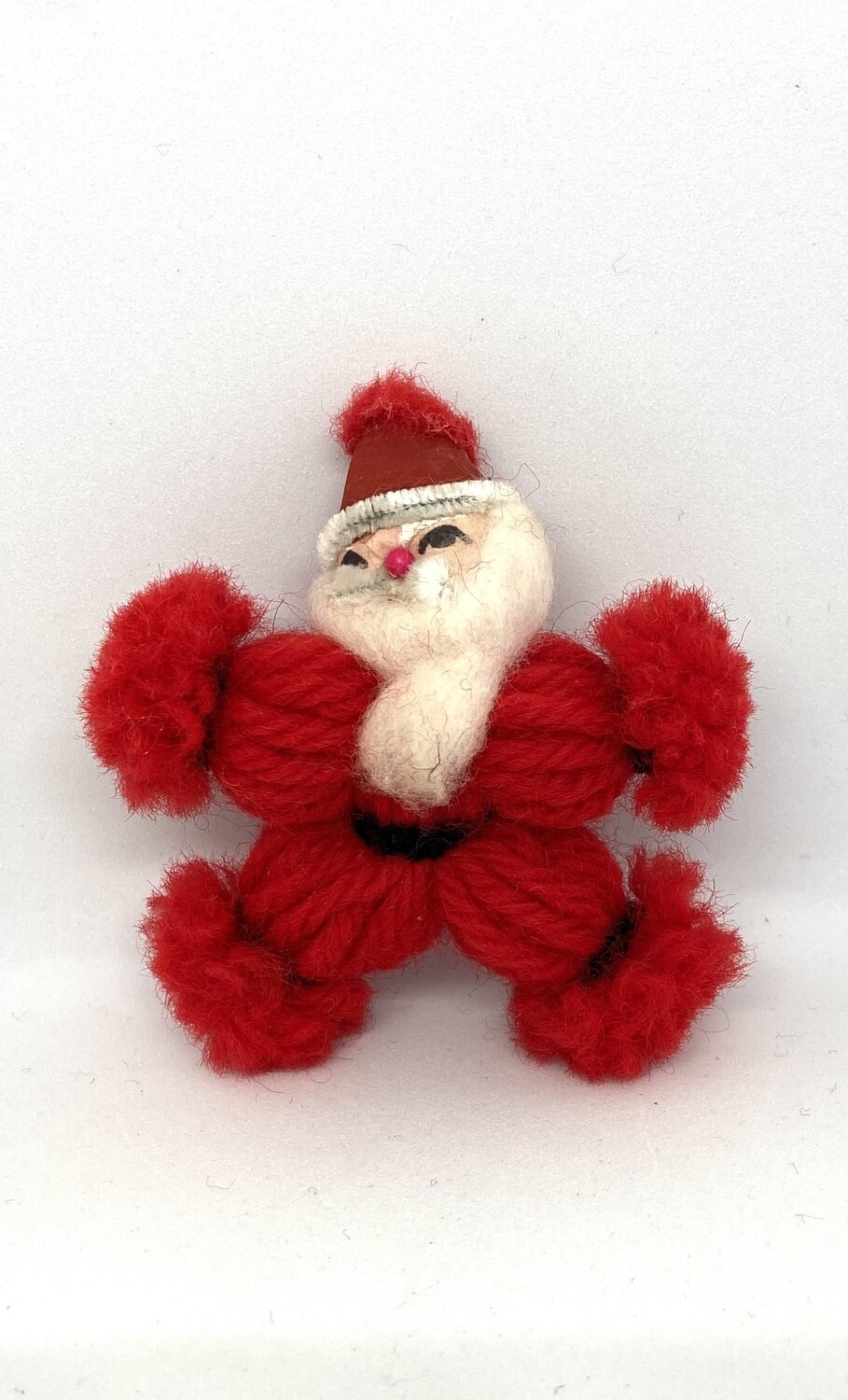 Yarn Doll Santa 3”