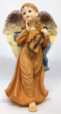 Porcelain Angel with Violin aprox 5”