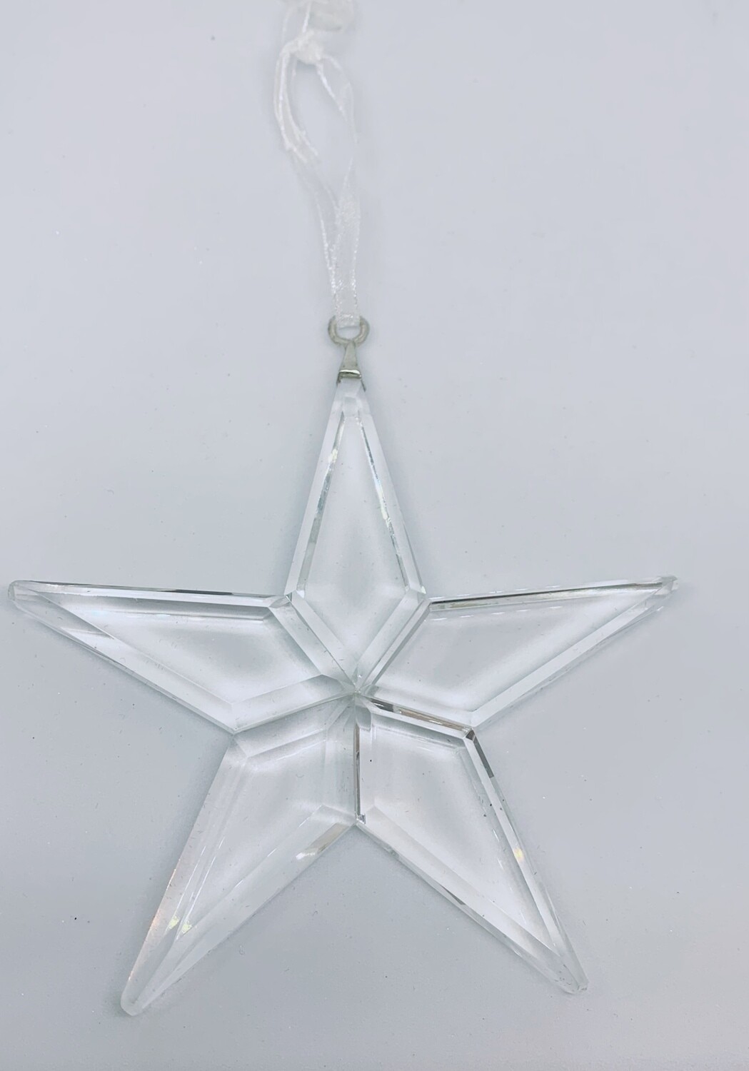 Handcrafted Crystal Star Ornament 