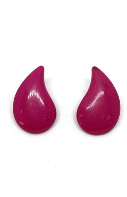 Vintage Pink Raindrop Earrings