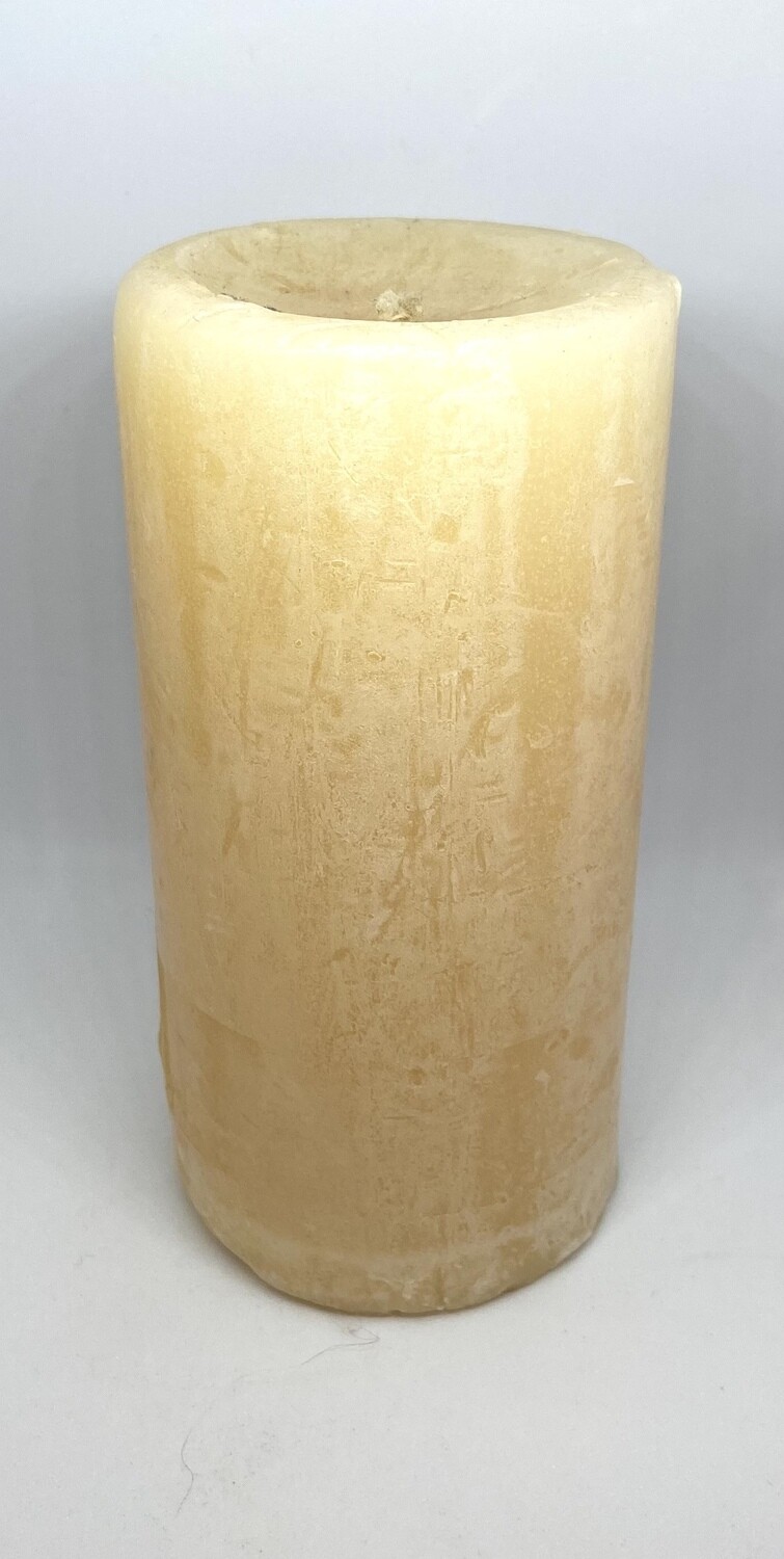 Yellow 6” Pillar Candle