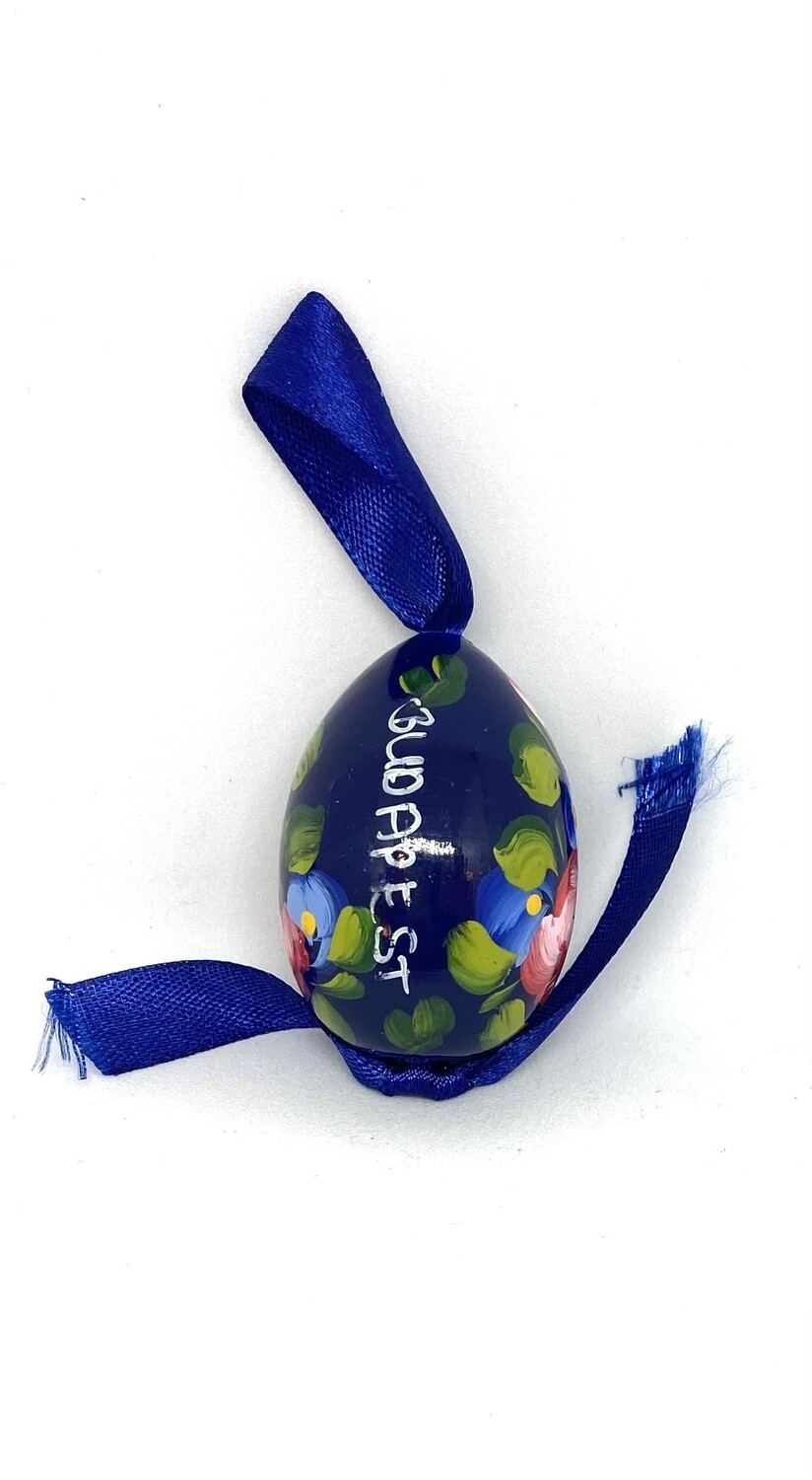 “Budapest” Painted Egg Ornament
