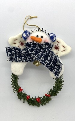 Snowman Wreath Ornament