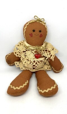 Gingerbread Man Plushie