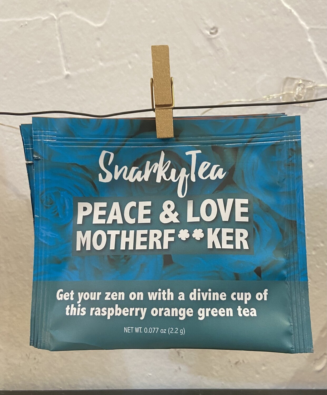 Peace & Love Motherf**ker Tea Raspberry Orange Green Tea