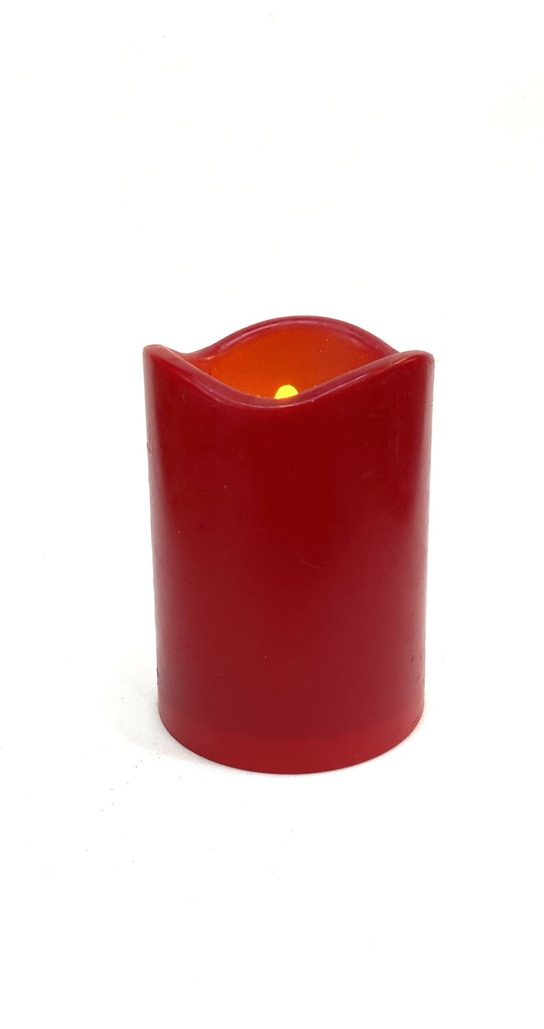 LED Pillar Candles, Size: 4”