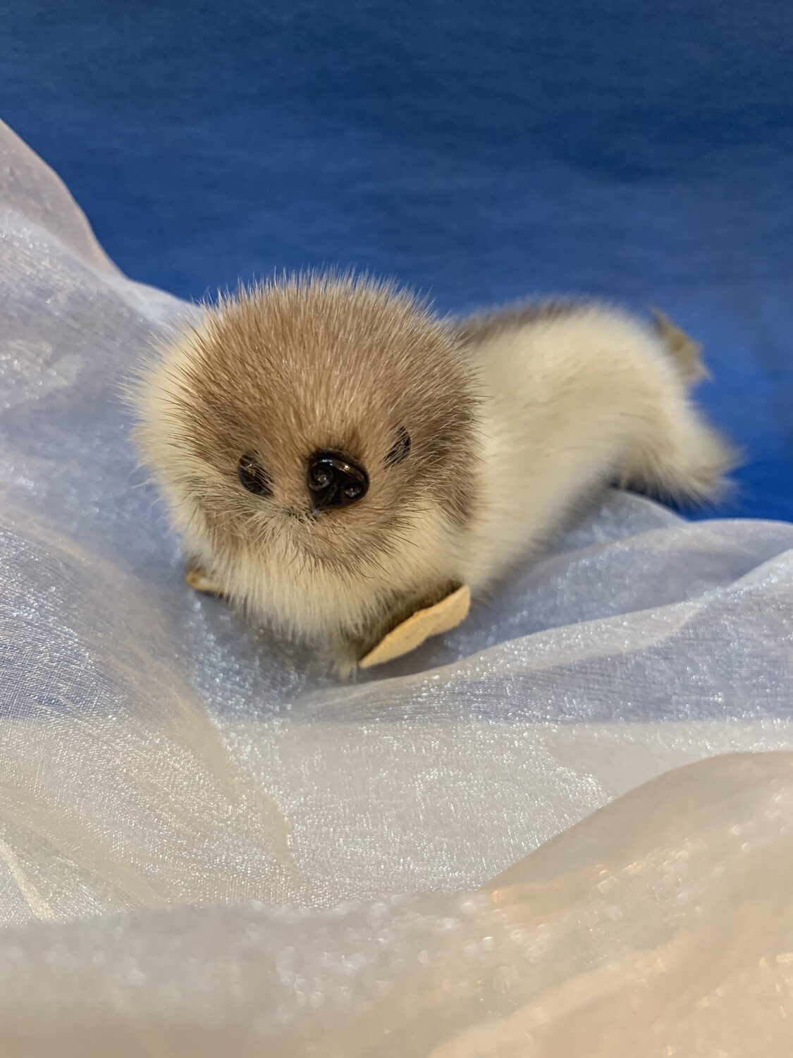 4” Faux Fur Miniature Sea Otter Figurine