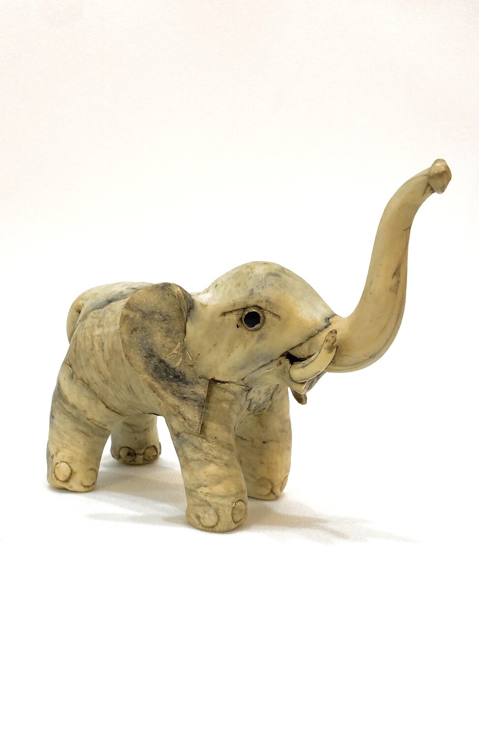 Vintage Hand Molded Elephant 6”
