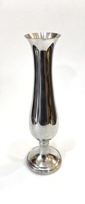 Pewter Weighted Bud Vase