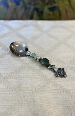 Embellished Nut/Condiment Spoon