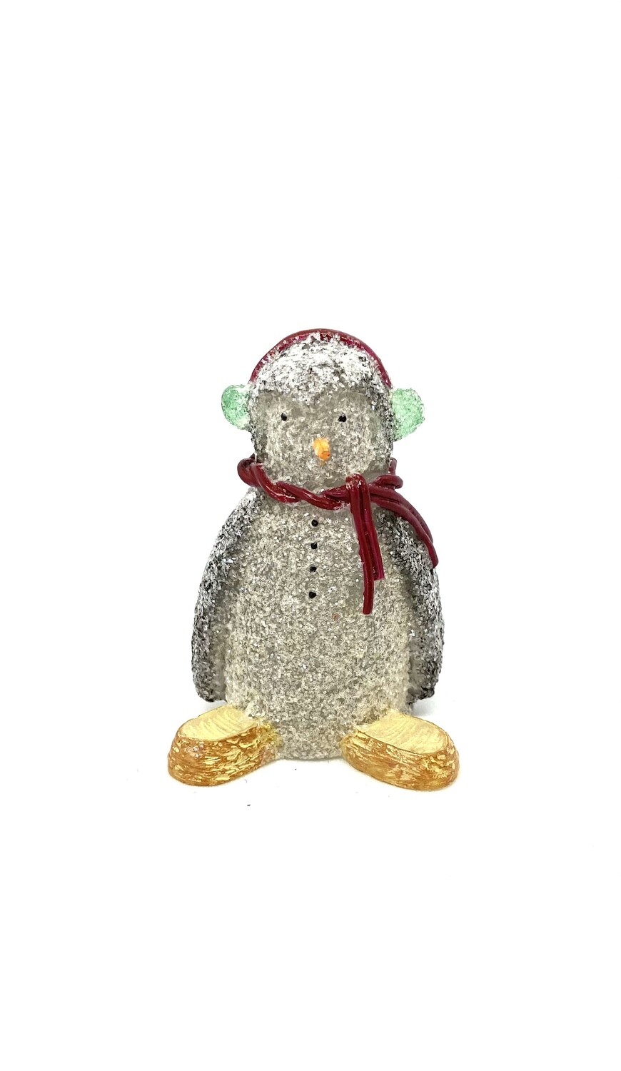 Glittery Penguin Figurine 2”