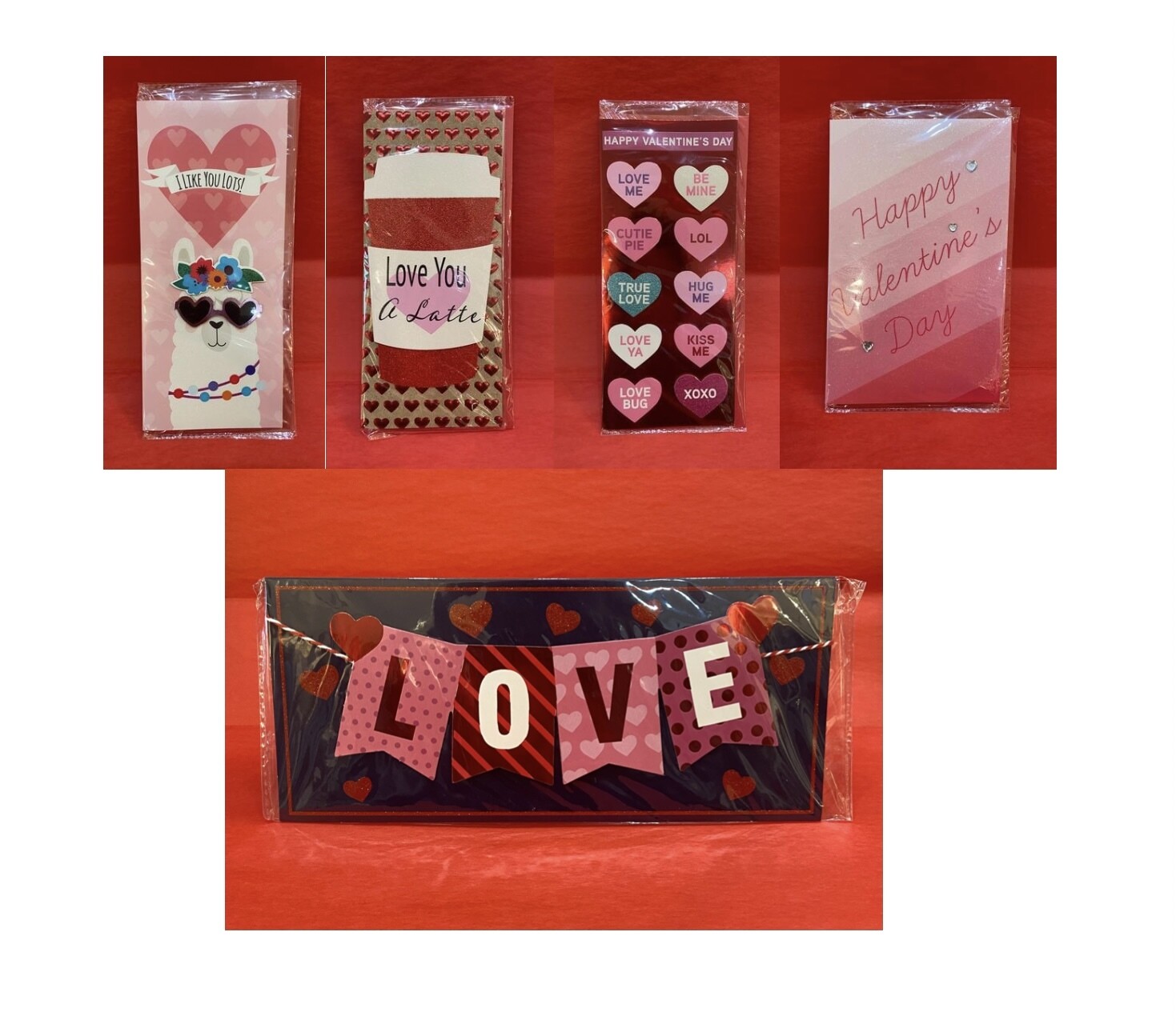 Valentines Day Cards, Size: Tall