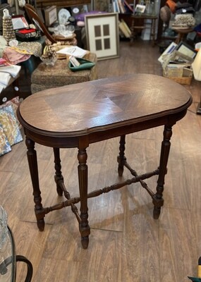Vintage Wooden Side Table 34”L x 19”W x 28”H
