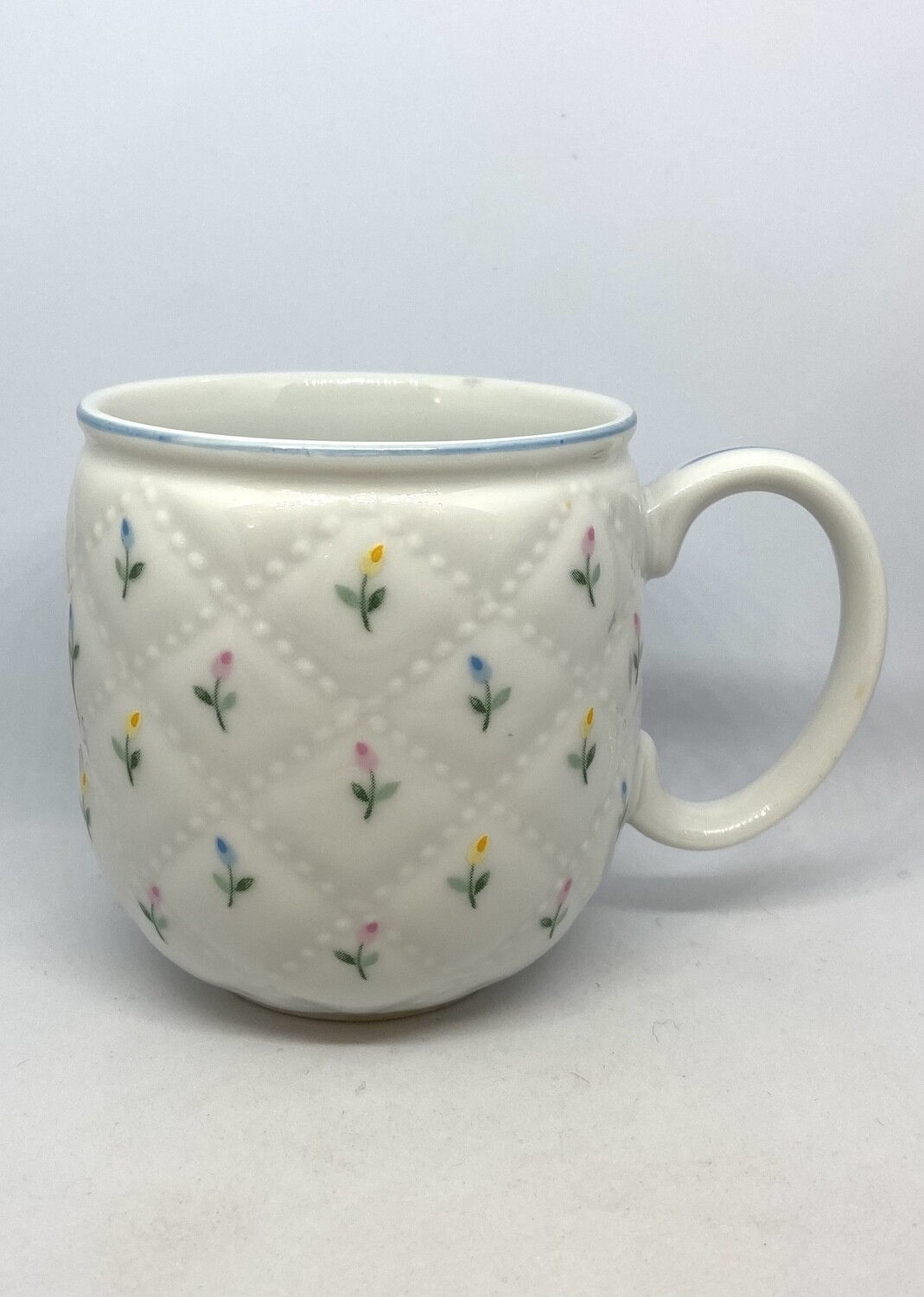 Ceramic Quilted Flower Cup