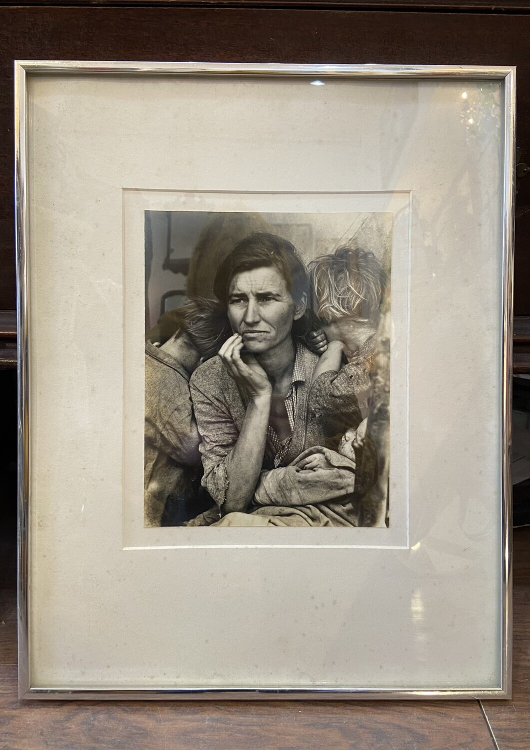 Framed Print of Migrant Mother 14” x 18”