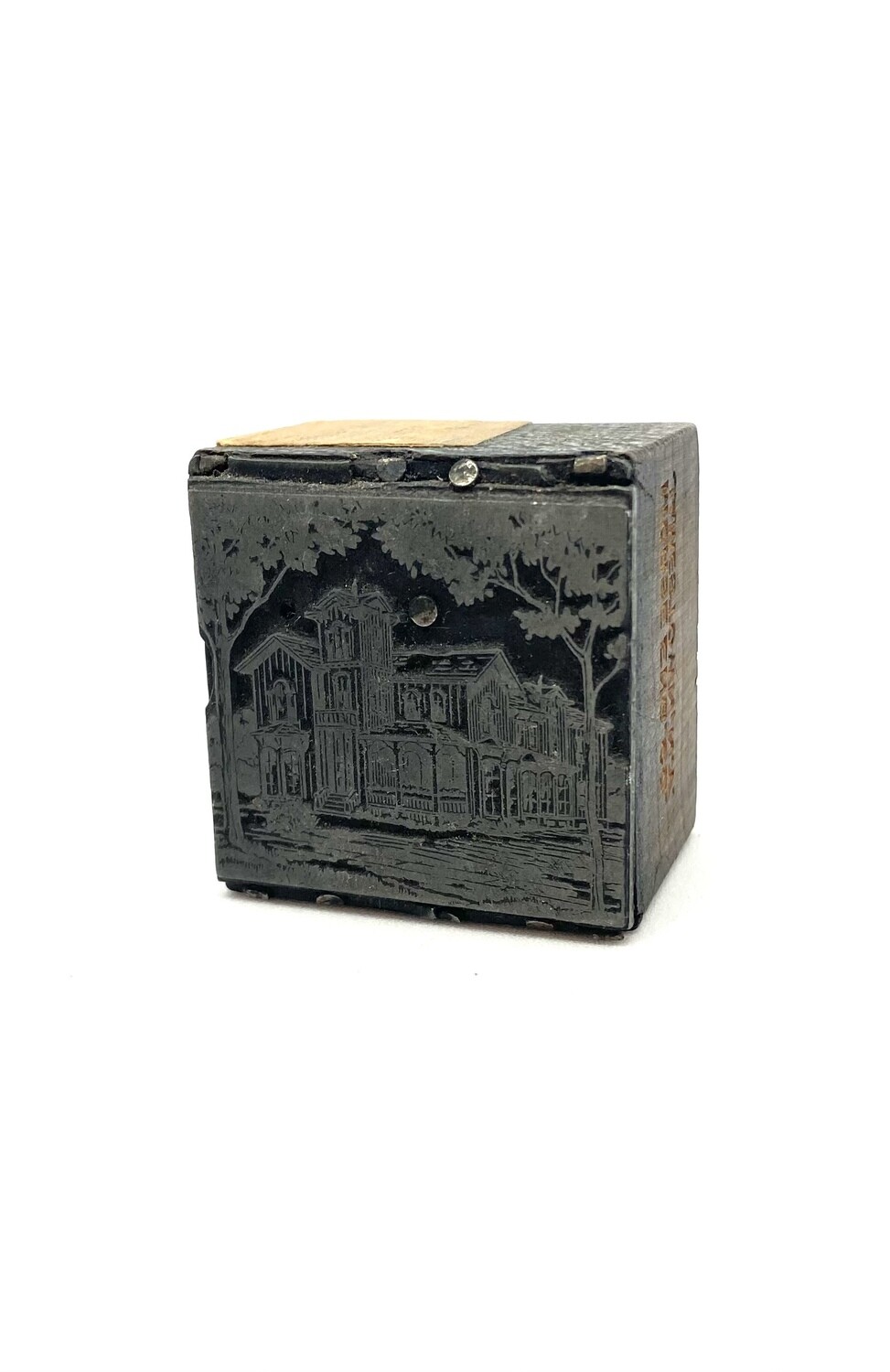 Antique Metal Ink Stamps, Image: Building