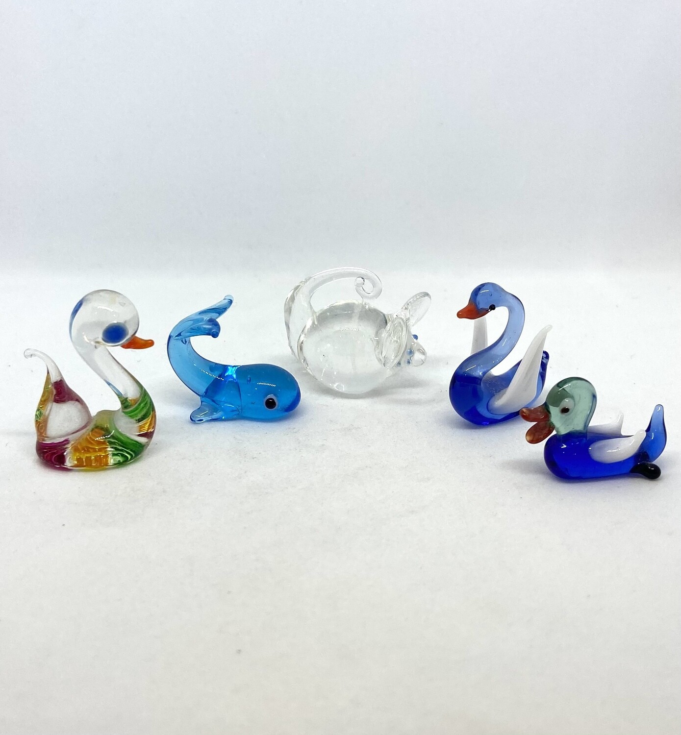 Miniature Glass Animal Figurines