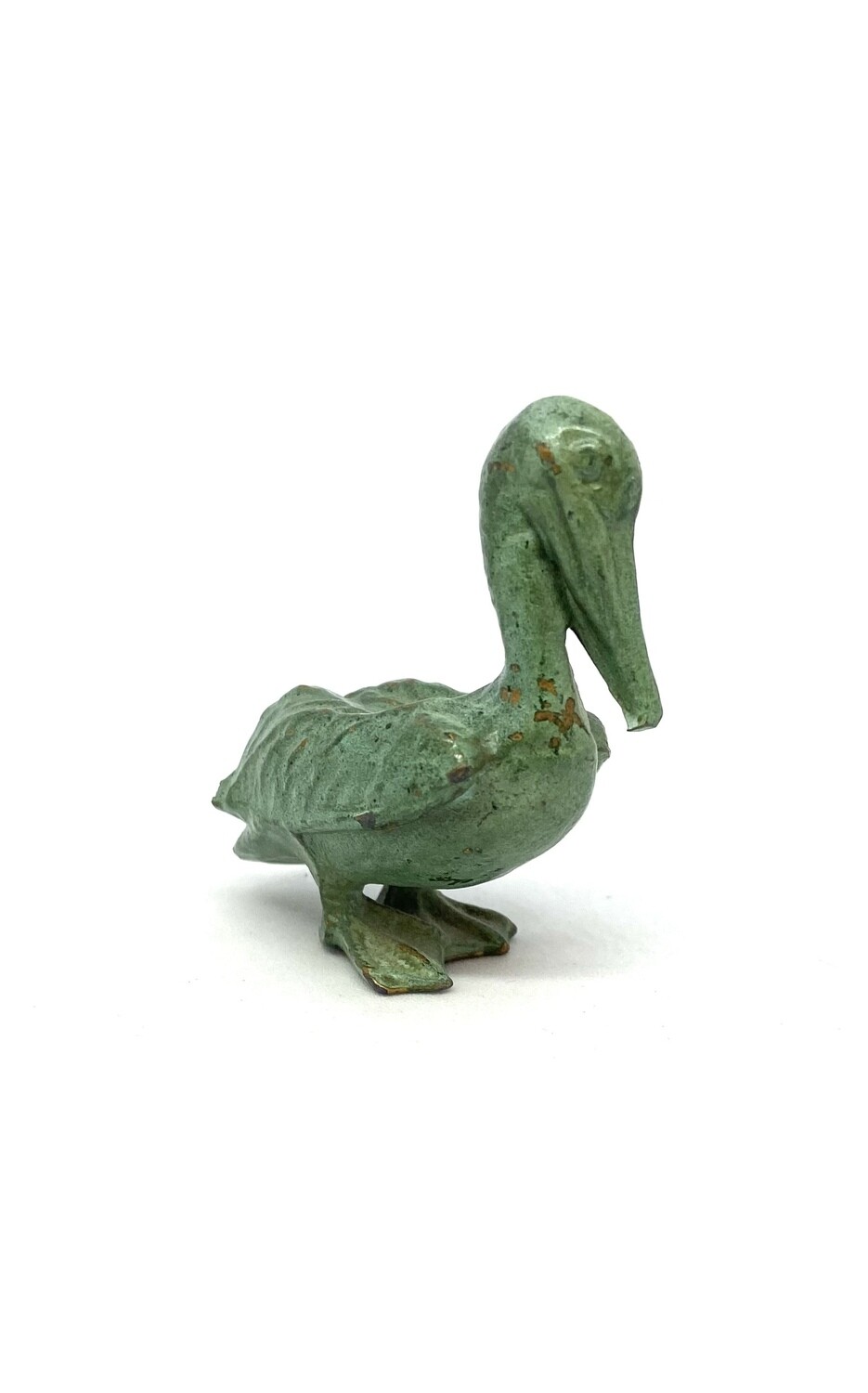 Bronze Pelican Figurine 2”