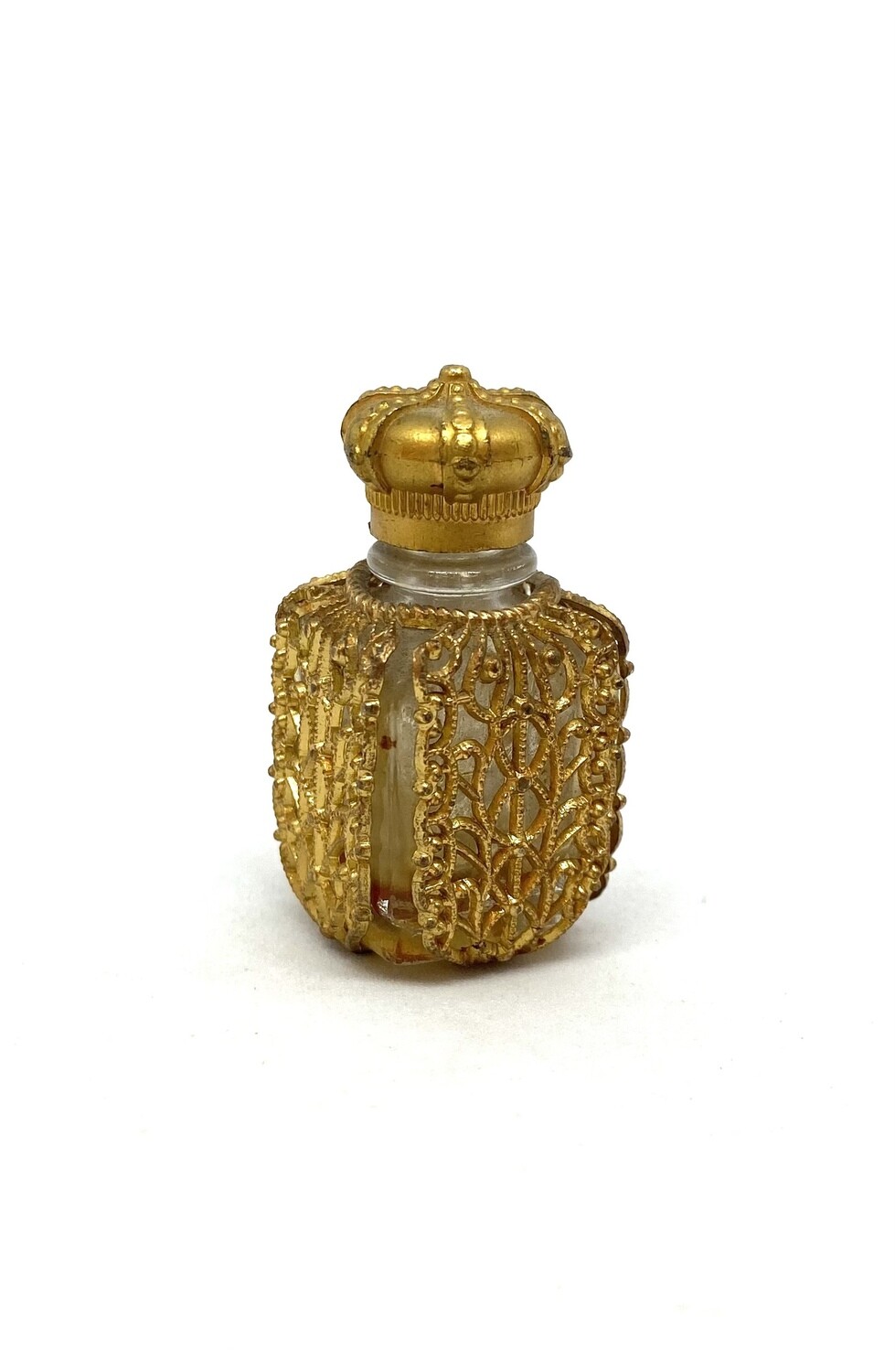 Antique 1930’s The Woman I Love DAINTY DABS Mini Perfume Bottle
