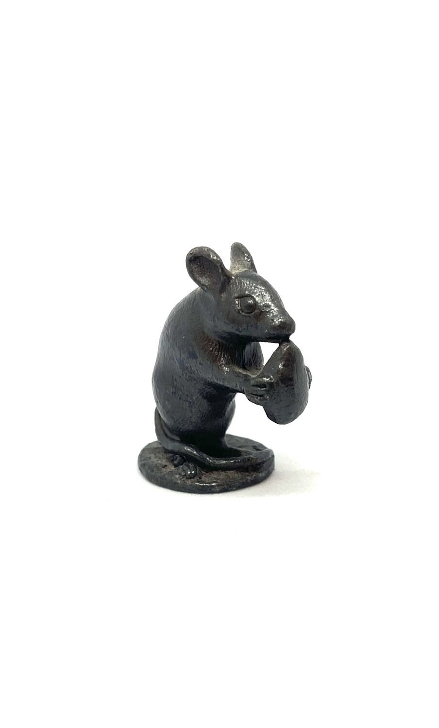Bronze Field Mouse Figurine 1.5”